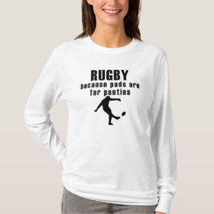 Auflagen sind für Schlüpfer-Rugby T-Shirt