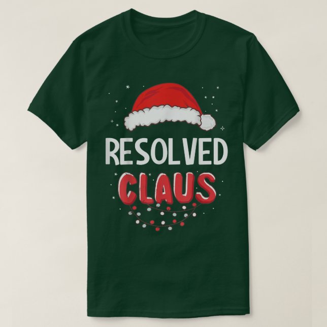 Auflösendes Weihnachtskostüm T-Shirt (Design vorne)