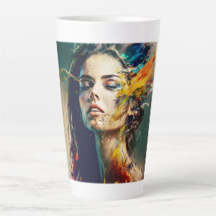 Auflösung der Tasse der Frau