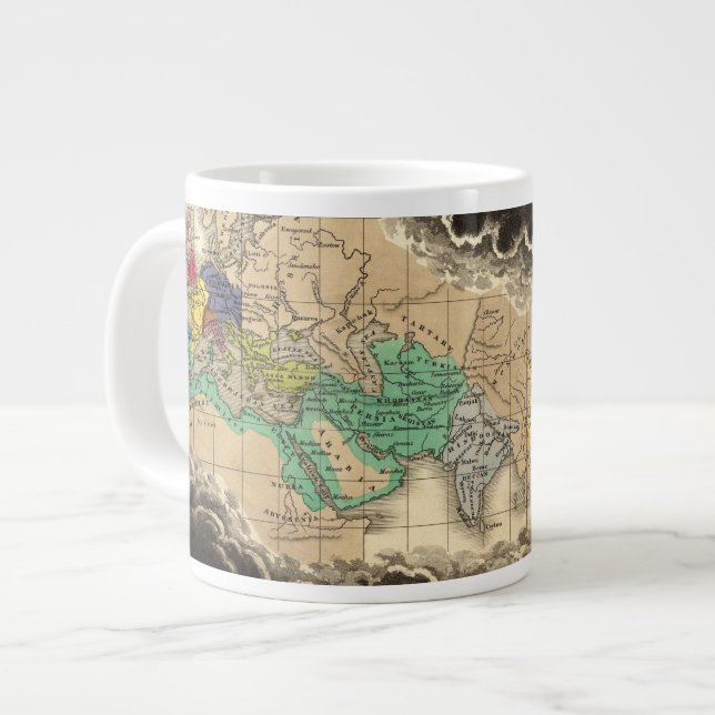 Auflösung des Reiches Charlemagne 912 AD Jumbo-Tasse (Vorderseite Links)