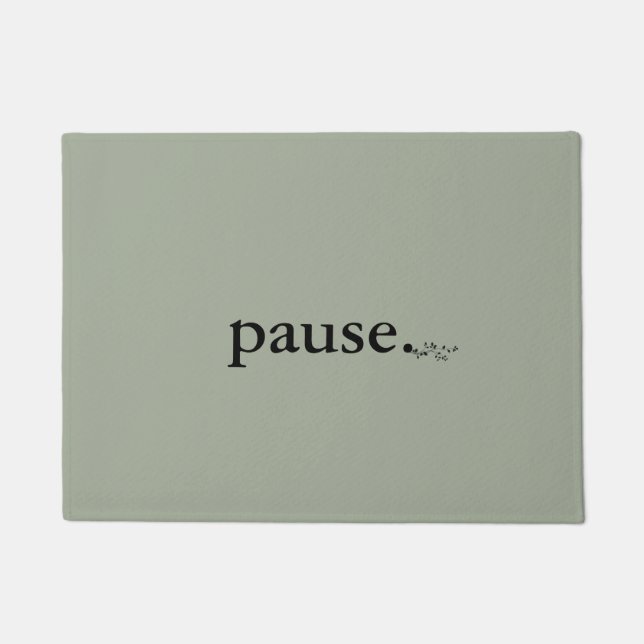 Aufmerksame Tür-Matte Fußmatte (Vorderseite)