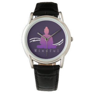 "Aufmerksamer" schöner Buddha Armbanduhr