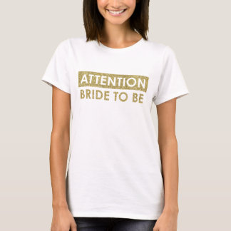 AUFMERKSAMKEIT - anpassbar T-Shirt