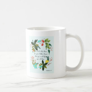 Aufmunternde Bibel versifiziert Kunst - Kaffeetasse