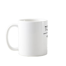 Aufmunternde Kaffeetasse für Arbeit und Studium