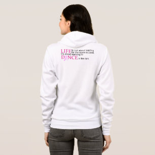 Aufmunternder Wort-Brustkrebs-BewusstseinHoodie Hoodie