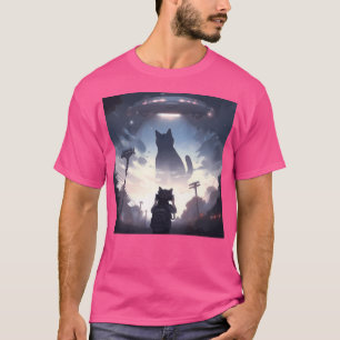 Aufnahme der Katze durch Ufo T-Shirt