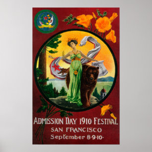 Aufnahme-Tagesanzeige, Staats-Festival Poster