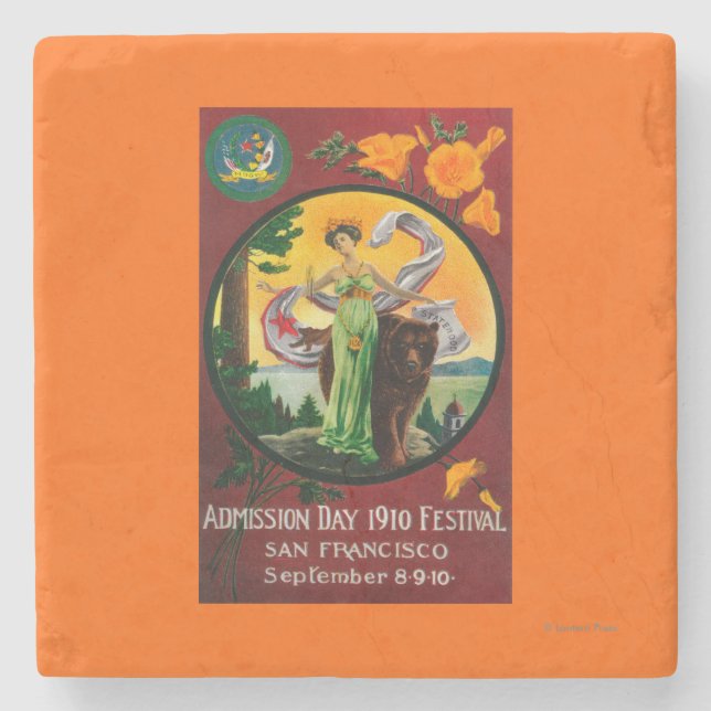 Aufnahme-Tagesanzeige, Staats-Festival Steinuntersetzer (Vorderseite)