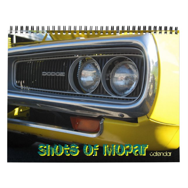 Aufnahmen des Mopar-Kalenders durch WIZARD-Fotogra Kalender (Titelbild)