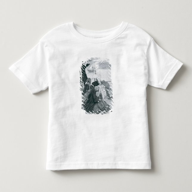 Aufpassen des Kampfes an Bunker Hill-Illustration Kleinkind T-shirt (Vorderseite)