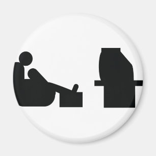 aufpassendes Fernsehen Magnet