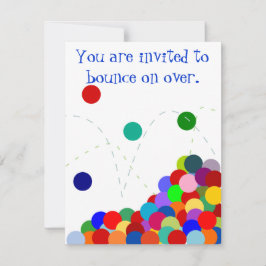 Aufprallen der Party Einladung