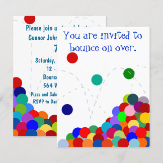 Aufprallen der Party Einladung