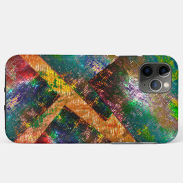 Aufprallung der farbigen Schichten mit rustikalem  Case-Mate iPhone Hülle