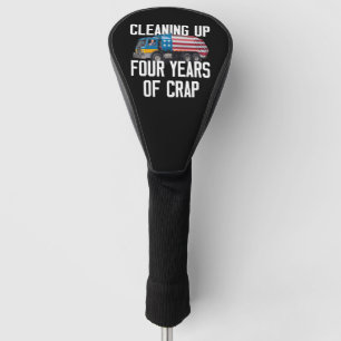 Aufräumen nach vier Jahren Trump-Müllwagen-Scheiße Golf Headcover