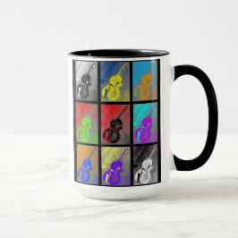 Aufrechter Baß und Rolle-Tasse BASS Tasse