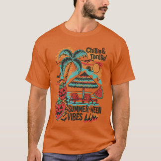 Aufregende Summerween-Vibes Strandparty Halloween T-Shirt
