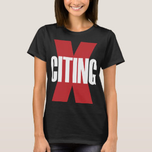 Aufregende, von Rot inspirierte Originalkunst T-Shirt