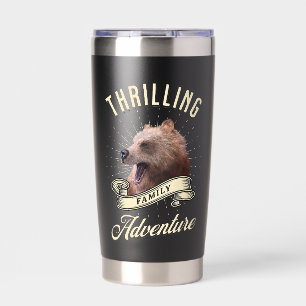 Aufregendes Familienabenteuer Bären-Wildnis Thermobecher