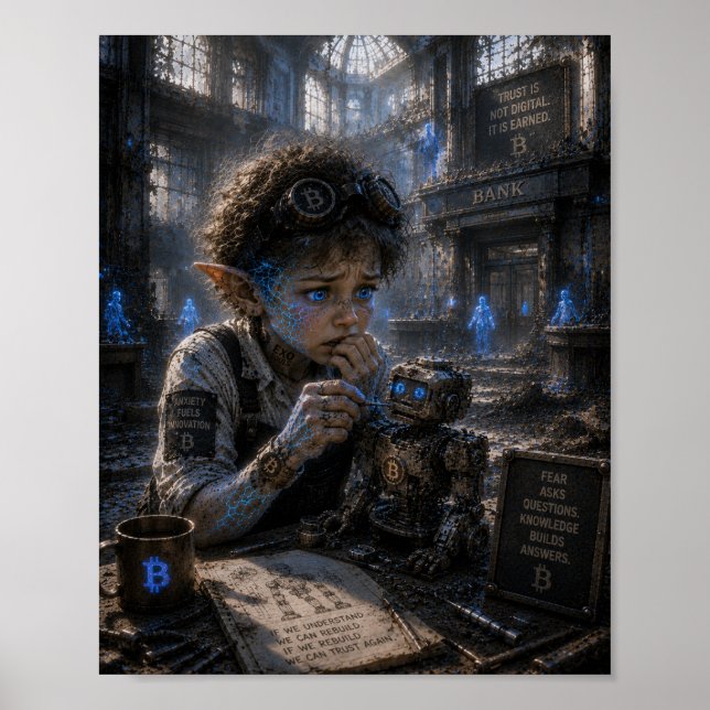 Aufregung / Robotiktechniker / Bank Poster (Vorne)
