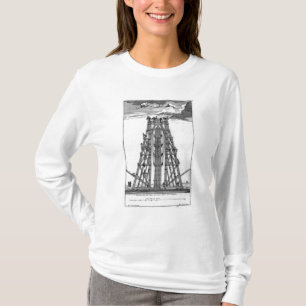 Aufrichten des alten ägyptischen Obelisk T-Shirt