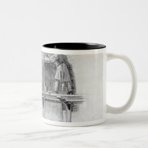 Aufrichten von Porticos an Newham Straße Zweifarbige Tasse