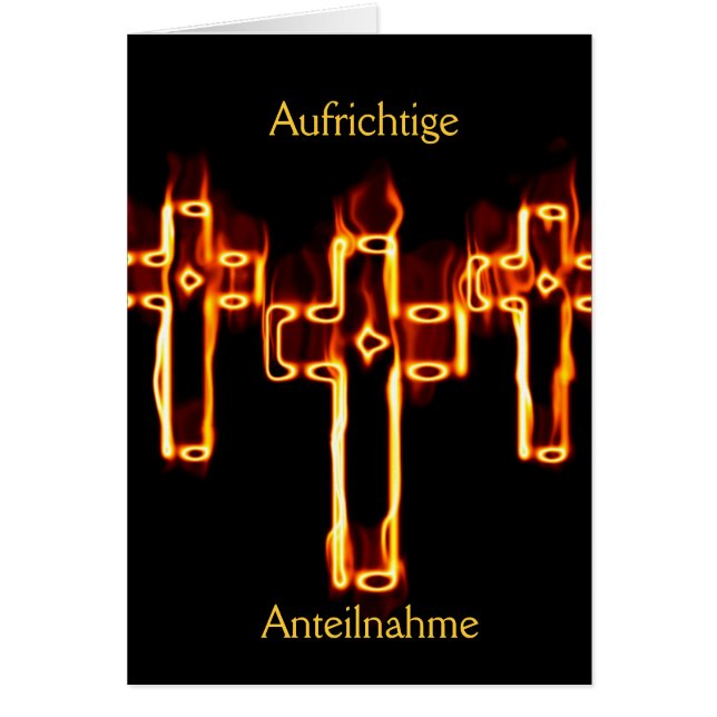 Aufrichtige Anteilnahme (Vorne)