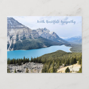 Aufrichtige Anteilnahme Bergfotografie Postkarte