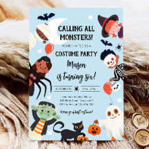 Aufruf aller Monster Halloween-Kostüme Geburtstag