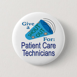 Aufruf an die Patient Care Technicians Button