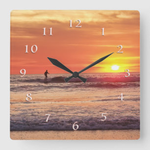 AUFRUF DER SONNENVERSICHERUNG QUADRATISCHE WANDUHR