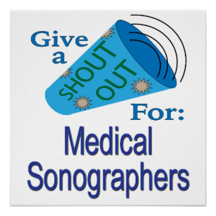 Aufruf für Medizinische Sonografiker Poster