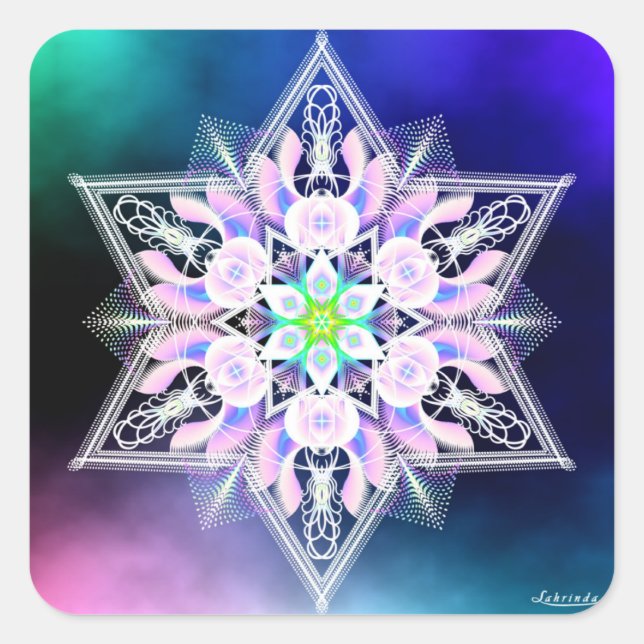 Aufruf Quadratischer Aufkleber (Vorderseite)