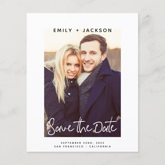 Aufruf zum Foto "Save the Date mit budgetärer Schr Flyer (Vorne)