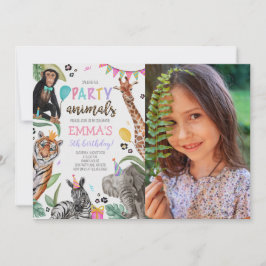 Aufrufen aller Party zum Geburtstag Foto Einladung