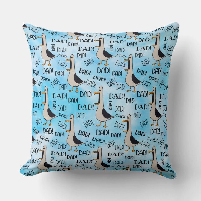 Aufrufen von Vater-Throw-Pillow 20"x20" Kissen (Vorderseite)