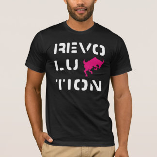 AUFRUHR Schwarzes T-Shirt