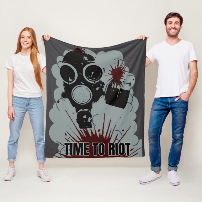 Aufruhrzeit Fleecedecke (Beispiel)