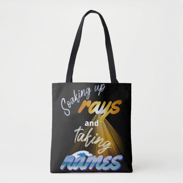 Aufsaugen von Meldungen und Namensaufruf in Sommer Tasche (Vorderseite)