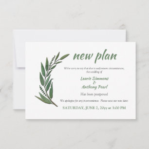 Aufschiebung RSVP Karte