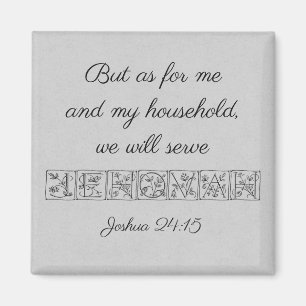 Aufschlags-Jehovah… Schrift Magnet~Silver Magnet