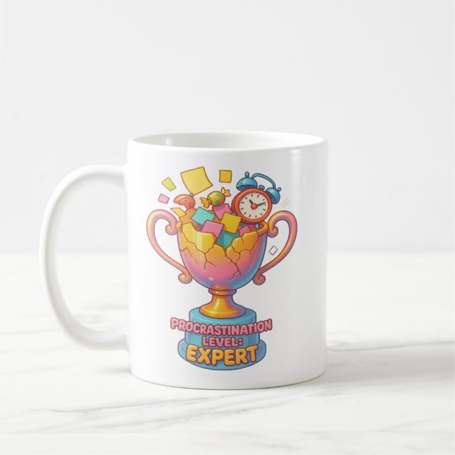 Aufschub Expert Funny Trophy Kaffeetasse (Links)