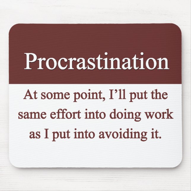 Aufschub Mousepad (Vorne)