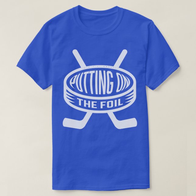 Aufsetzen der Folie weiß T-Shirt (Design vorne)