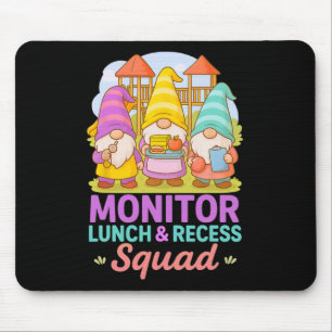 Aufsicht Mittagessen Spielplatz Lehrer Helfer Gnom Mousepad