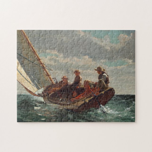 Aufspülung (ein fairer Wind) | Winslow Homer (Horizontal)