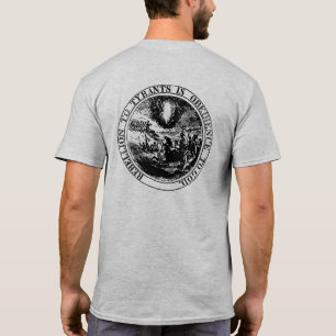 Aufstand auf der Rückseite T-Shirt