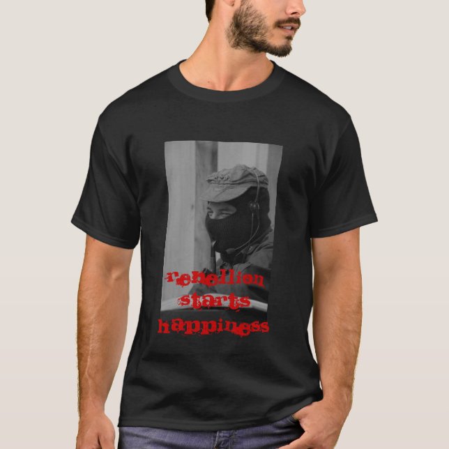 Aufstand beginnt Glück T-Shirt (Vorderseite)