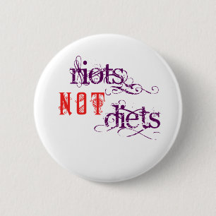 Aufstand-nicht Diäten (lila und rot) Button